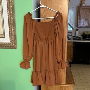 Brown dress